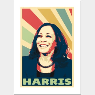 Kamala Harris Vintage Colors Posters and Art